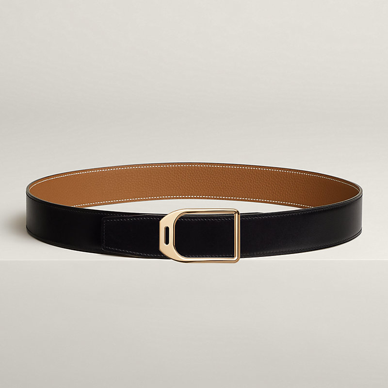 Gürtelschließe Jockey & Wendbarer Gürtelriemen 38 mm