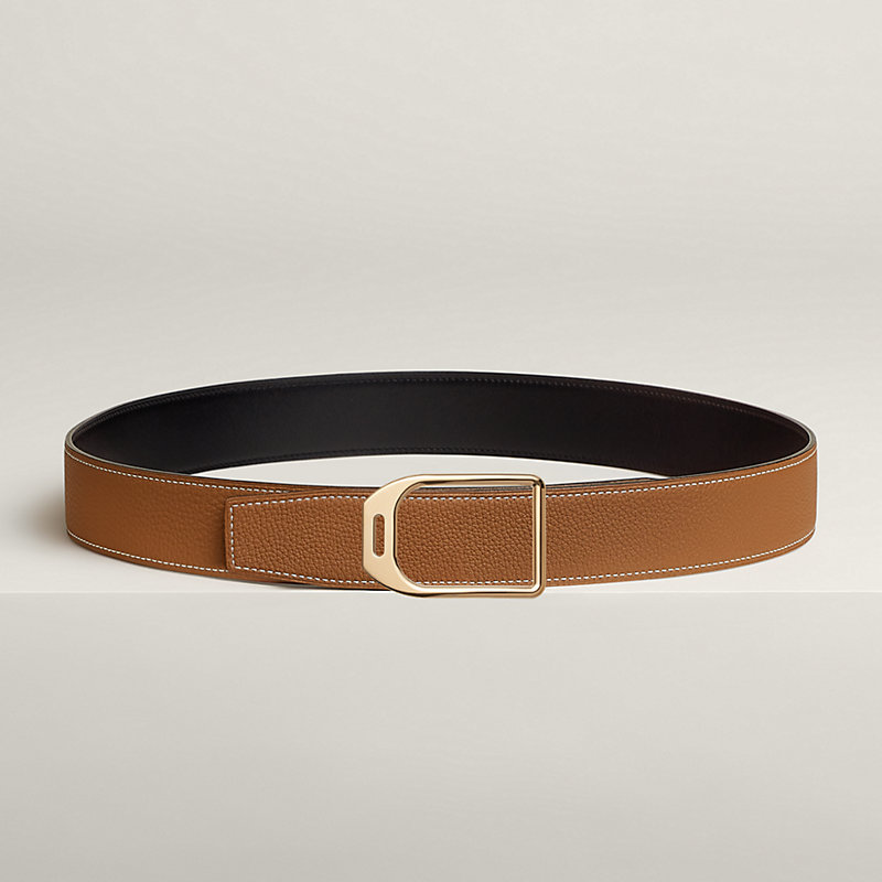 Gürtelschließe Jockey & Wendbarer Gürtelriemen 38 mm