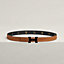 Gürtelschließe Mini Constance So Black & Wendbarer Lederriemen Hermès sur Mer 24&nbsp;mm, Ansicht: , Ansicht 2 von 2