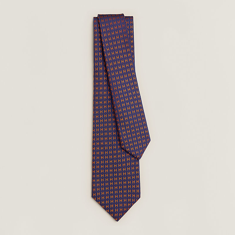 H織りタイ バイカラー 《ファソネ H》 | Hermès - エルメス-公式サイト