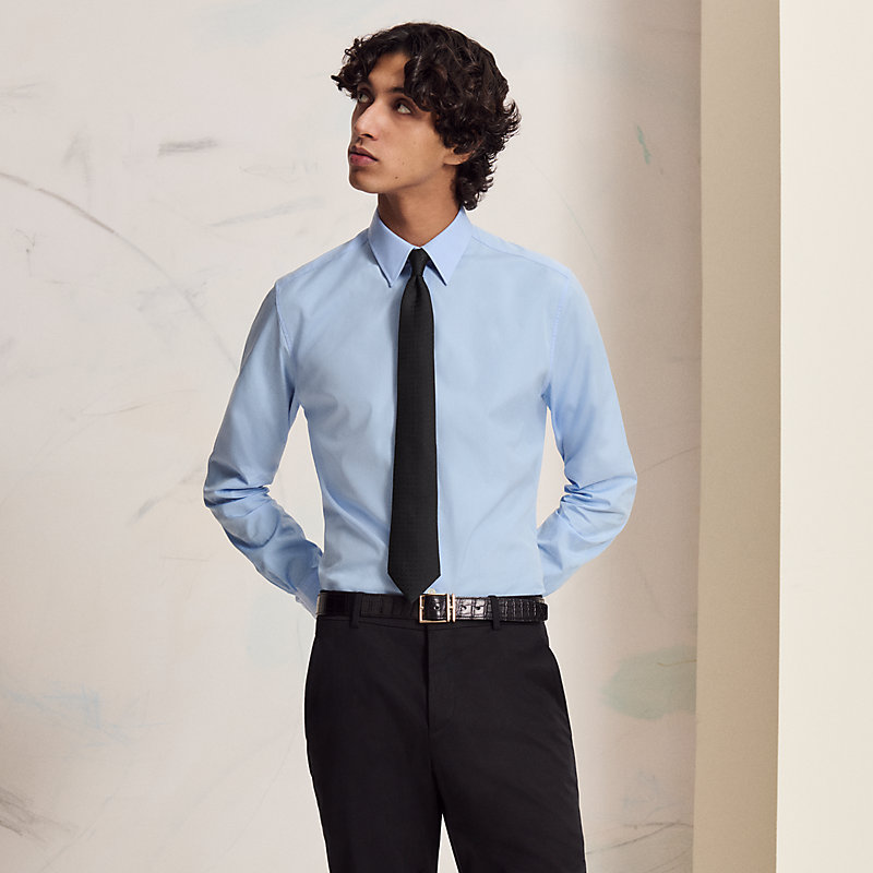 H織りタイ 7 cm 《ファソネ H》 | Hermès - エルメス-公式サイト 