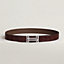 H au Carre belt buckle & Leather strap 32&nbsp;mm, View: , view 1 of 2