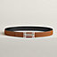 H au Carre belt buckle & Reversible leather strap 32&nbsp;mm, View: , view 2 of 3