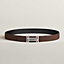 H au Carre belt buckle & Reversible leather strap 32 mm, view 2 of 3