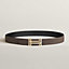 H au Carre belt buckle & Reversible leather strap 32&nbsp;mm, View: , view 2 of 3