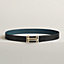 View: , H au Carre belt buckle & Reversible leather strap 32 mm