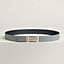 H au Carre belt buckle & Reversible leather strap 32&nbsp;mm, View: , view 2 of 3