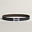 H au Carre belt buckle & Reversible leather strap 32&nbsp;mm, View: , view 1 of 3