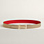 H au Carre belt buckle & Reversible leather strap 32&nbsp;mm, View: , view 2 of 3