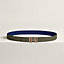 H au Carre Twist belt buckle & Reversible leather strap 24&nbsp;mm, View: , view 1 of 2