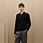 "H Bartack" buttoned cashmere cardigan, View: Worn, worn, view 4 of 5
