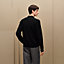 "H Bartack" buttoned cashmere cardigan, View: Worn, worn, view 5 of 5