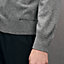 "H Bartack" buttoned cashmere cardigan, View: Worn, worn, view 3 of 5