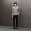 "H Bartack" crewneck cashmere sweater, View: Worn, worn, view 1 of 5