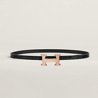 【HERMES】バックルFocus × PinkGold☆リバーシブルベルト 13mm エルメス Hベルト ミニ 13MM リバーシブル ルージュ ゴールド