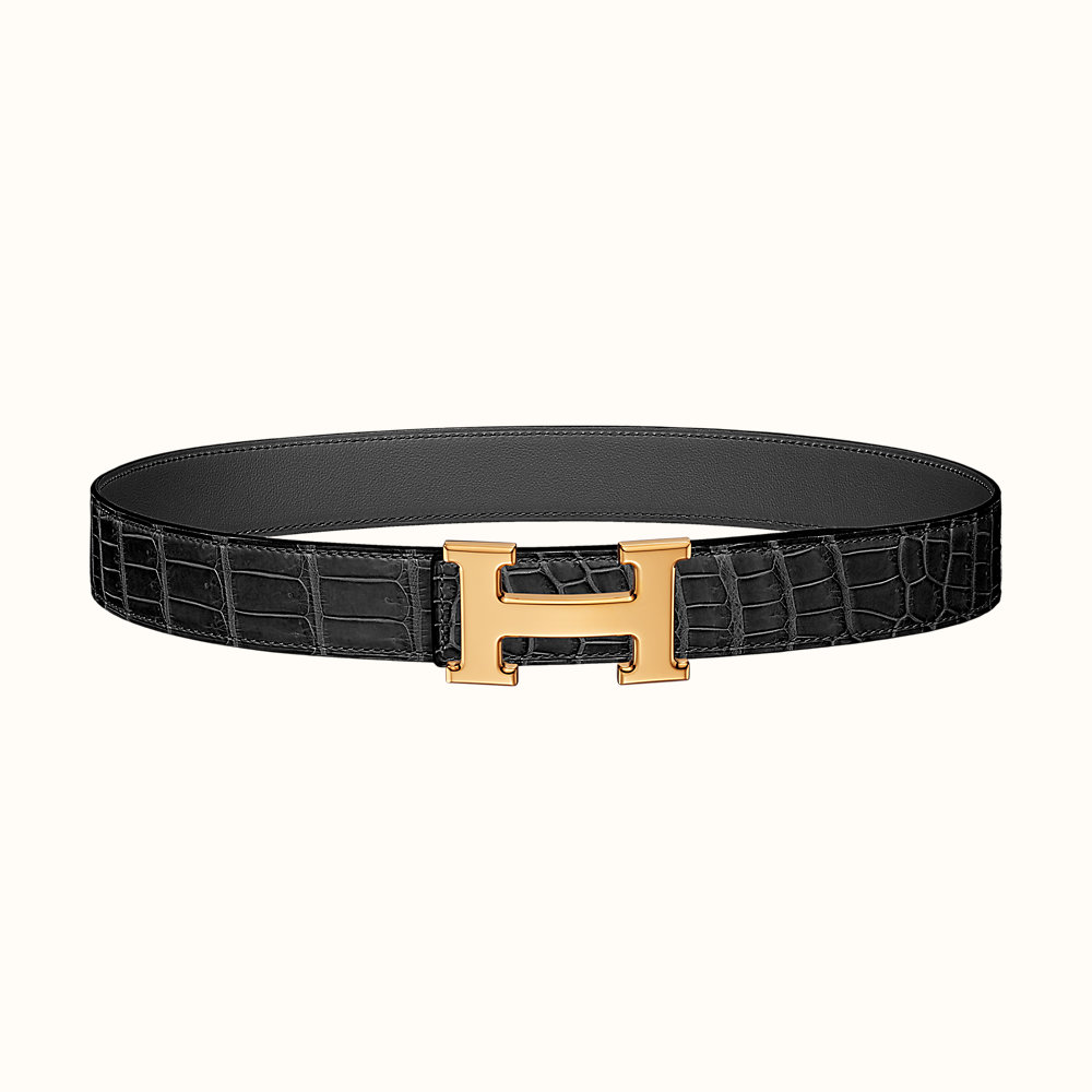 H belt buckle & Leather strap 32 mm | Hermès Canada