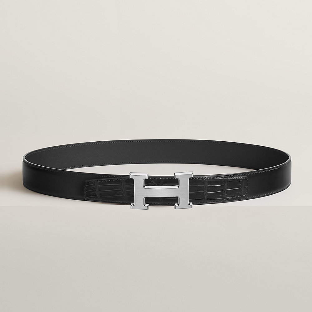 H belt buckle & Leather strap 32 mm | Hermès Macau SAR