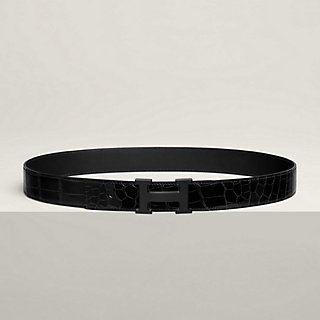 H belt buckle & Leather strap 32 mm | Hermès USA