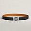 H belt buckle & Leather strap 32&nbsp;mm, View: , view 1 of 2