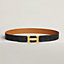H belt buckle & Leather strap 32&nbsp;mm, View: , view 1 of 2