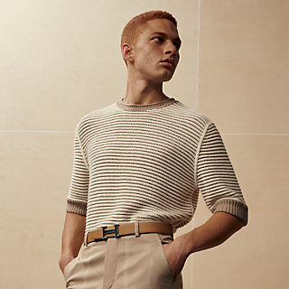 H belt buckle & Reversible leather strap 32 mm | Hermès USA