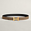 H belt buckle & Reversible leather strap 32&nbsp;mm, View: , view 1 of 3