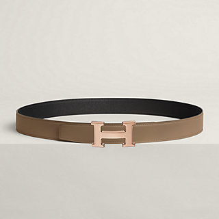 H belt buckle & Reversible leather strap 32 mm | Hermès USA
