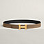 H belt buckle & Reversible leather strap 32&nbsp;mm, View: , view 1 of 3