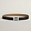 H belt buckle & Reversible leather strap 32&nbsp;mm, View: , view 2 of 3