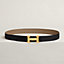 H belt buckle & Reversible leather strap 32&nbsp;mm, View: , view 2 of 3