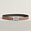 H belt buckle & Reversible leather strap 32&nbsp;mm, View: , view 1 of 3