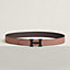 H belt buckle & Reversible leather strap 32&nbsp;mm, View: , view 1 of 3