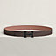 H belt buckle & Reversible leather strap 32&nbsp;mm, View: , view 2 of 3