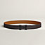 H belt buckle & Reversible leather strap 32&nbsp;mm, View: , view 1 of 3