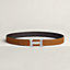 H belt buckle & Reversible leather strap 32&nbsp;mm, View: , view 2 of 3