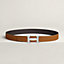 H belt buckle & Reversible leather strap 32&nbsp;mm, View: , view 2 of 3