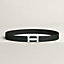 H belt buckle & Reversible leather strap 32&nbsp;mm, View: , view 1 of 3