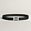 H belt buckle & Reversible leather strap 32&nbsp;mm, View: , view 2 of 3