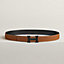 H belt buckle & Reversible leather strap 32&nbsp;mm, View: , view 2 of 3
