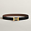 H belt buckle & Reversible leather strap 32&nbsp;mm, View: , view 1 of 3