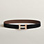 H belt buckle & Reversible leather strap 32&nbsp;mm, View: , view 1 of 3