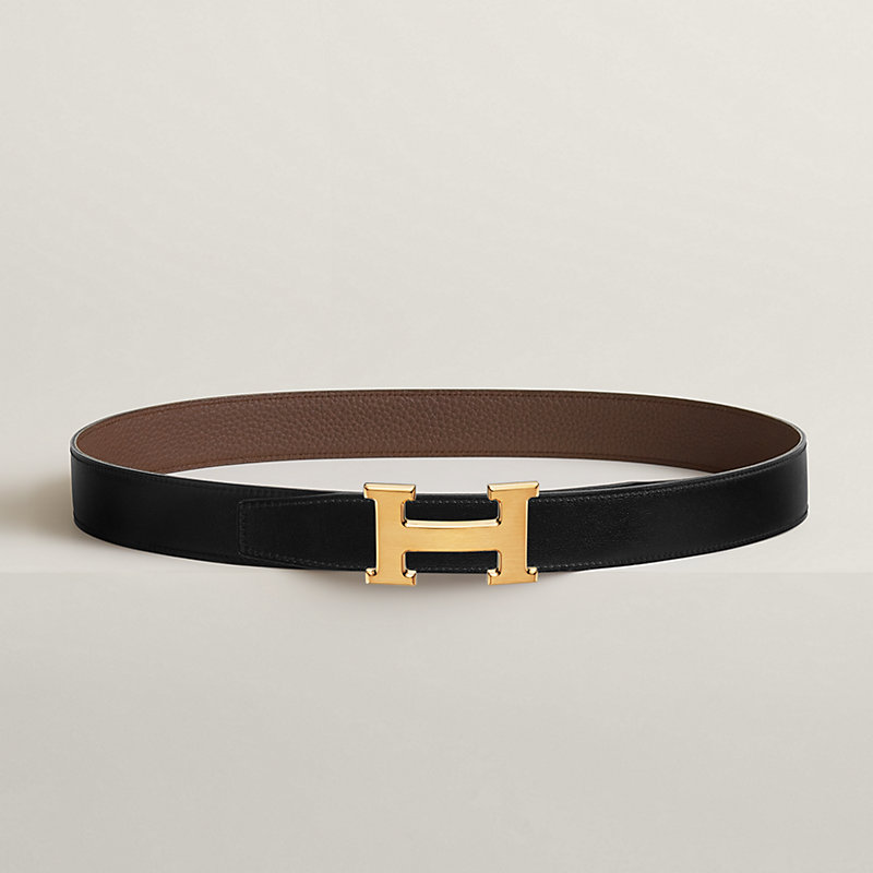 H belt buckle & Reversible leather strap 32 mm | Hermès Canada