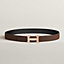 H belt buckle & Reversible leather strap 32&nbsp;mm, View: , view 2 of 3