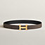 H belt buckle & Reversible leather strap 32&nbsp;mm, View: , view 2 of 3