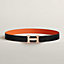 H belt buckle & Reversible leather strap 32&nbsp;mm, View: , view 1 of 3