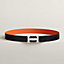 H belt buckle & Reversible leather strap 32&nbsp;mm, View: , view 1 of 3