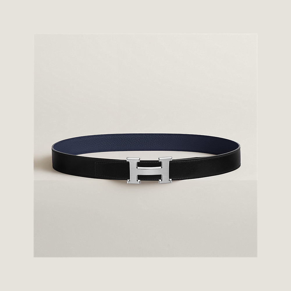 H belt buckle & Reversible leather strap 32 mm | Hermès UK