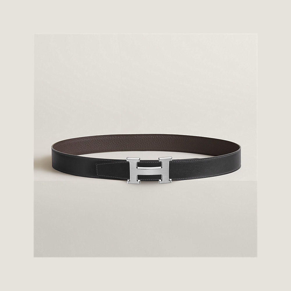 H belt buckle & Reversible leather strap 32 mm | Hermès UK