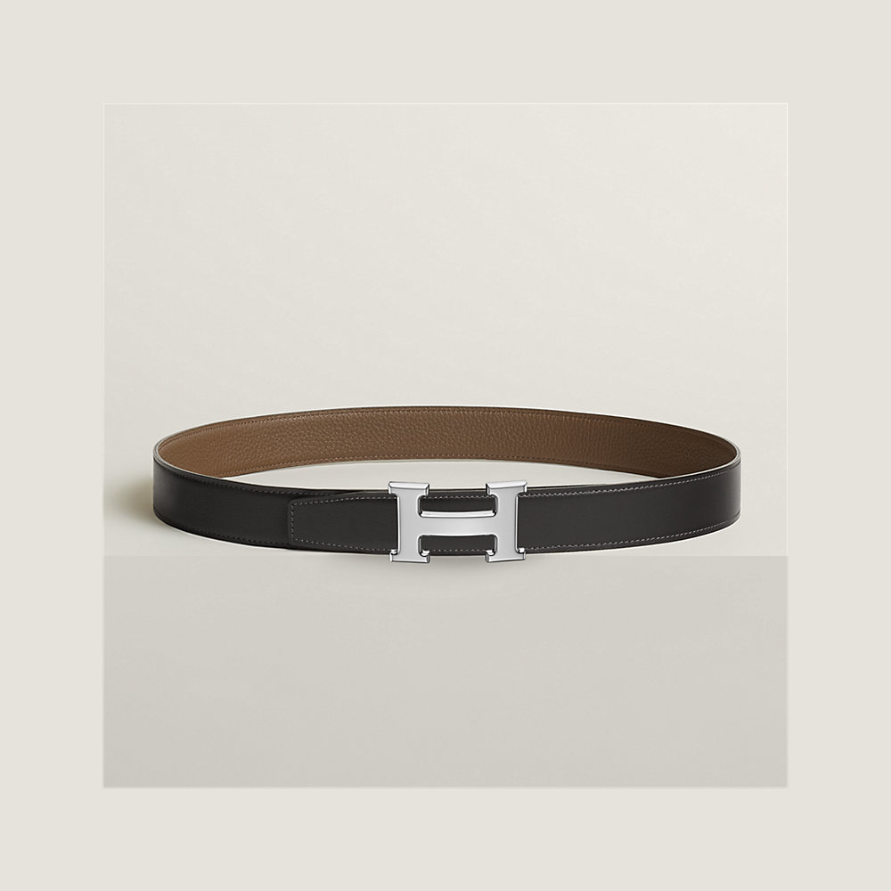 H belt buckle & Reversible leather strap 32 mm | Hermès Canada