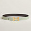 View: , H belt buckle & Reversible leather strap 32 mm